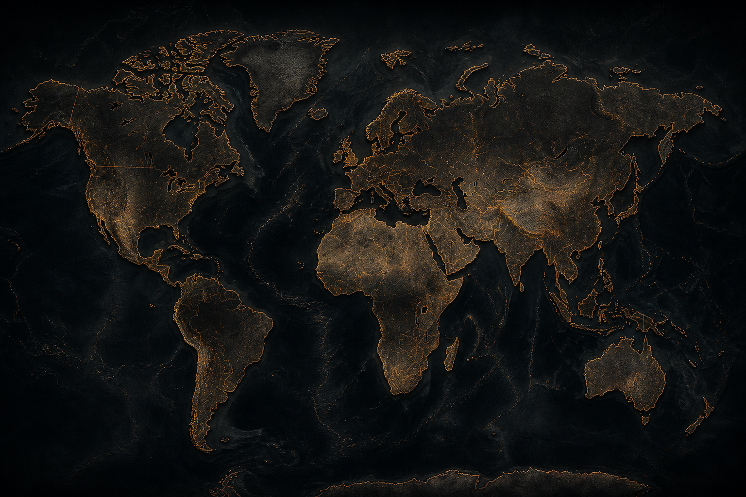 World map — export routes from India